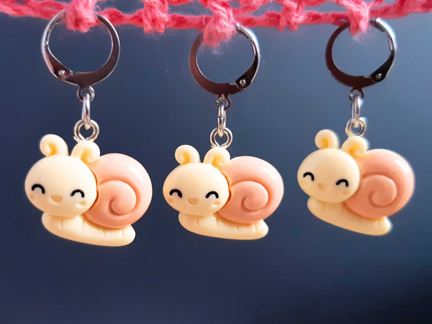 Snail Stitch Marker