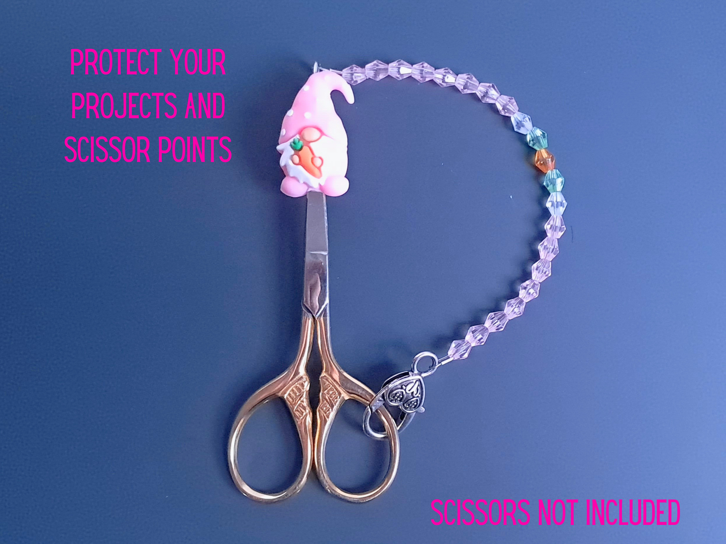 Pink Gonk Scissor Fob