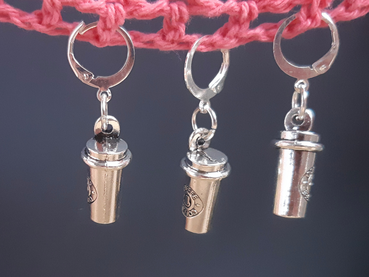 Coffee Cup Stitch Marker