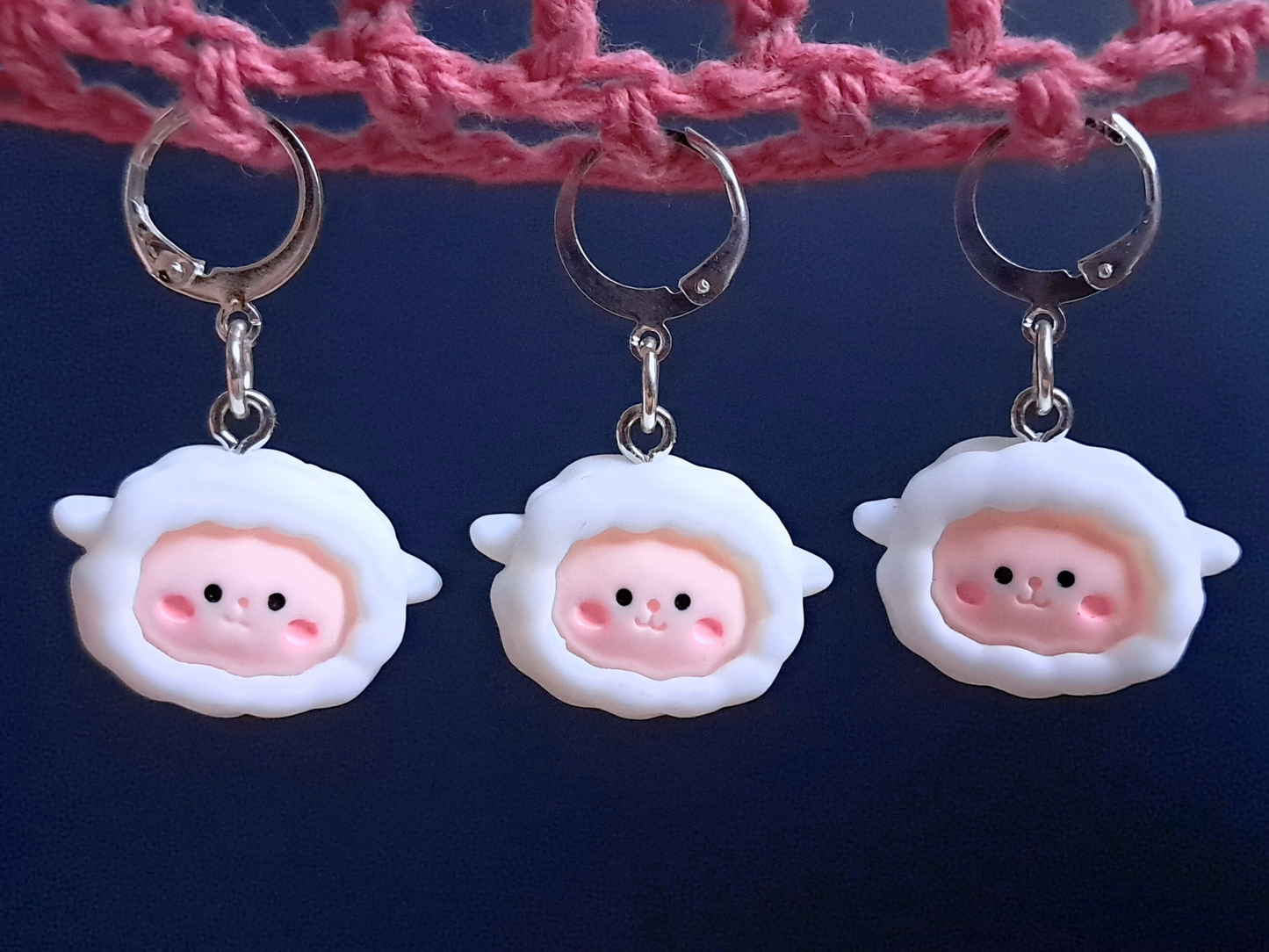 Lamb Face Stitch Marker