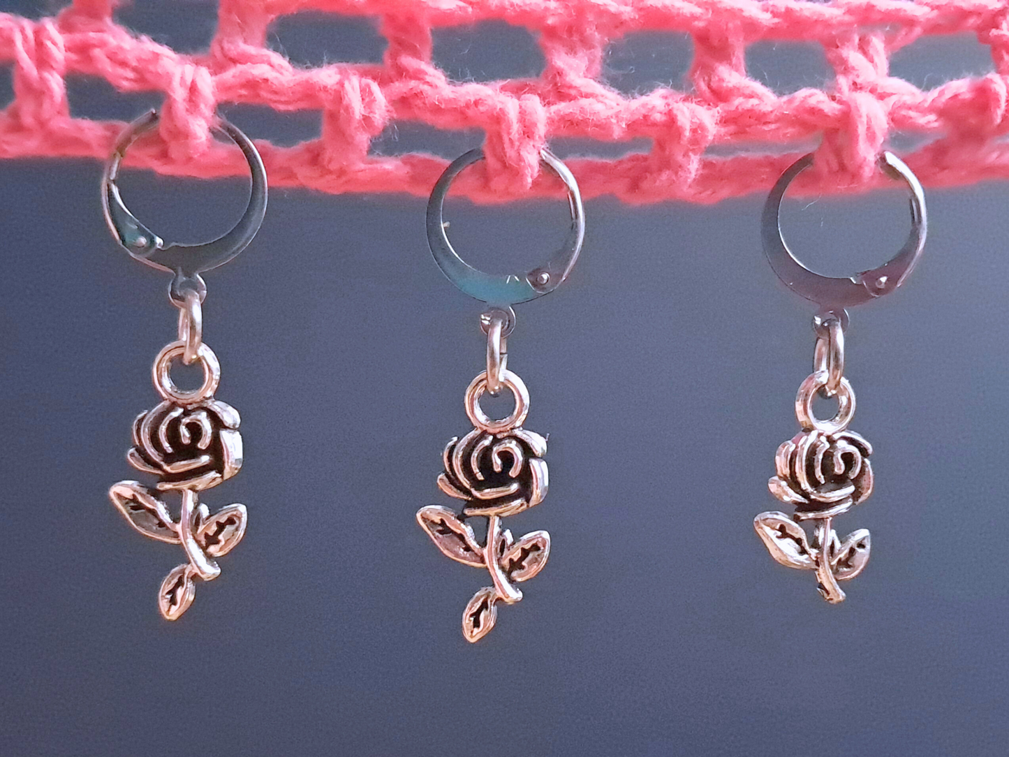 Rose Stitch Marker