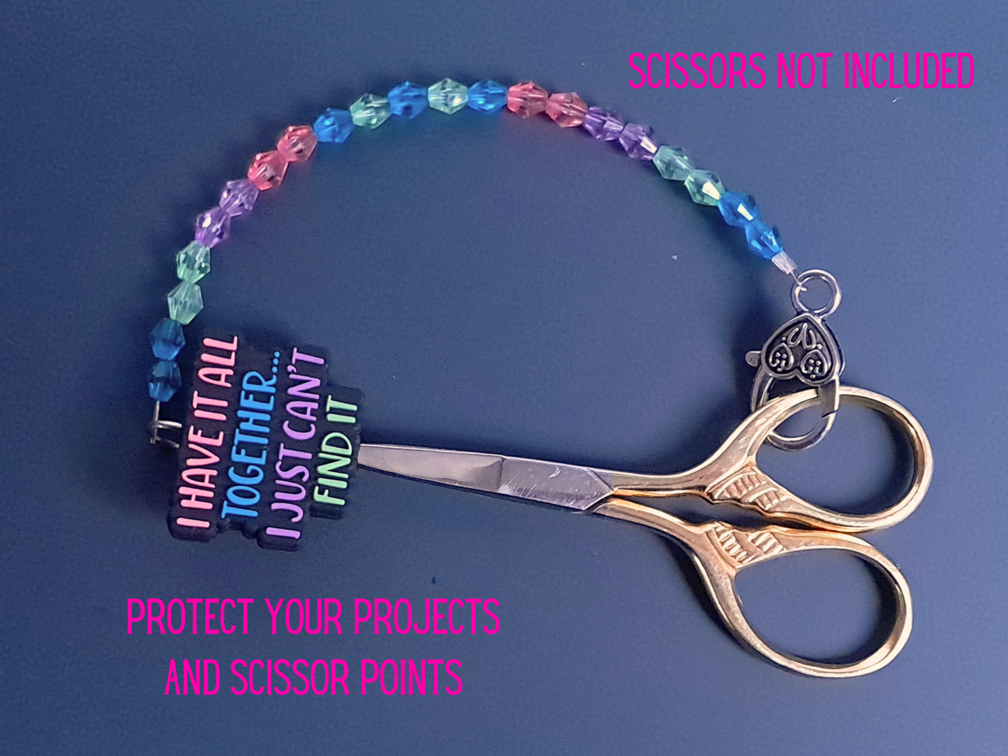 Funny Quote Scissor Fob