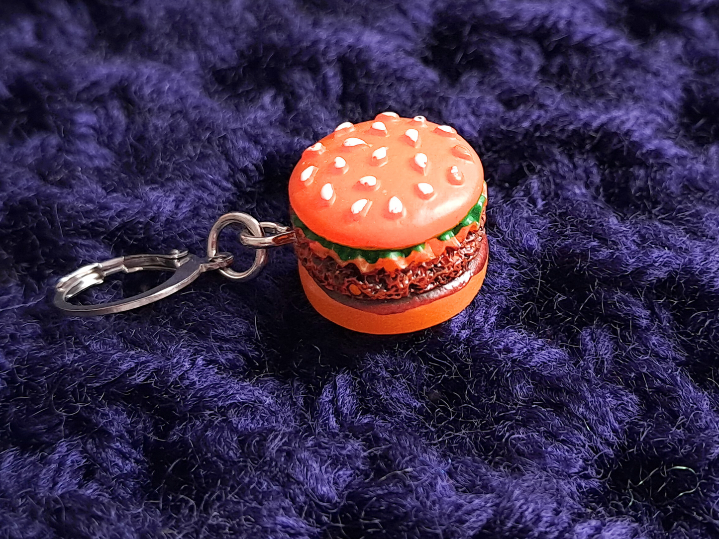 Burger Stitch Marker