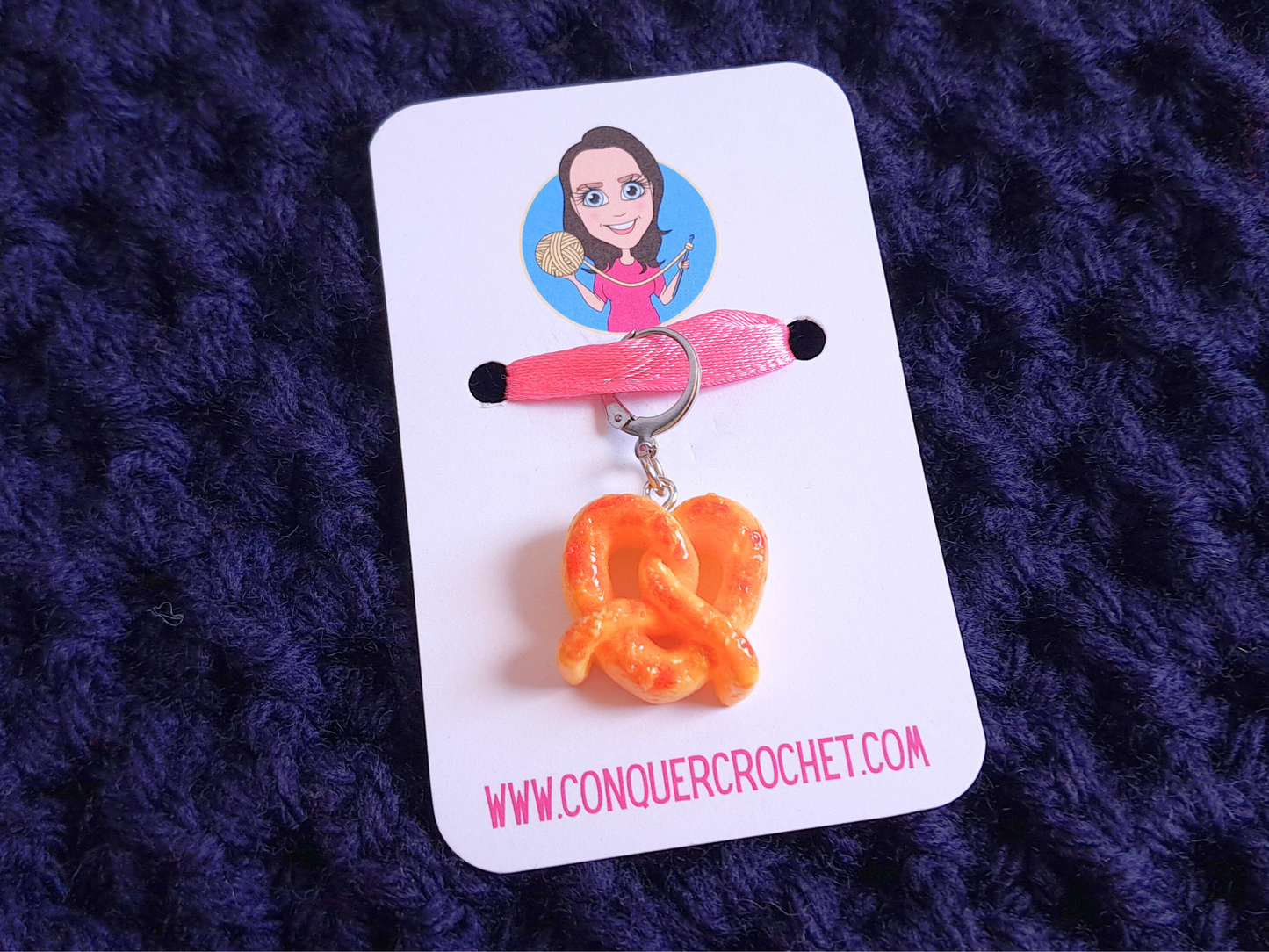 Pretzel Stitch Marker