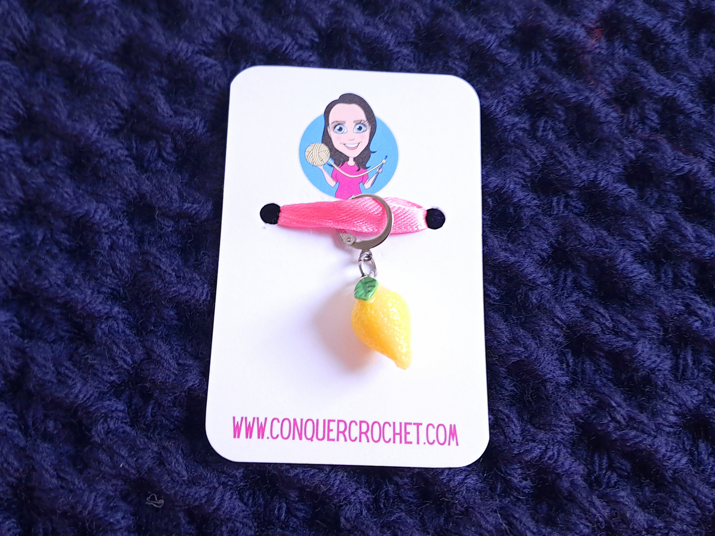 Lemon Stitch Marker