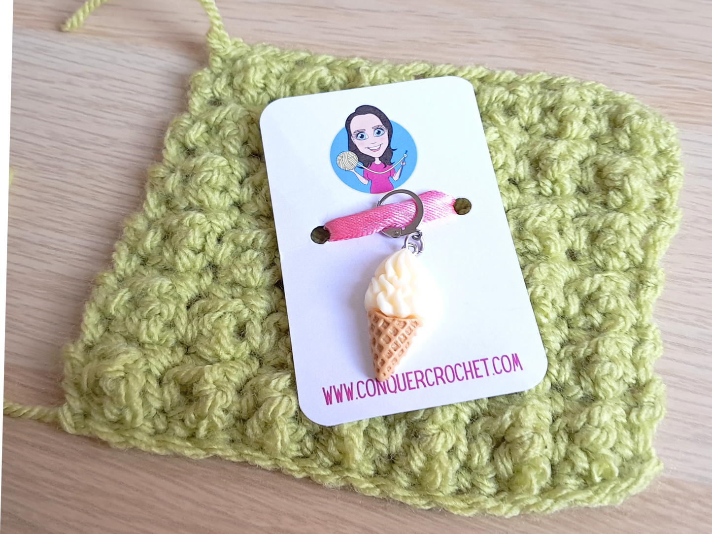 Ice Cream Stitch Marker
