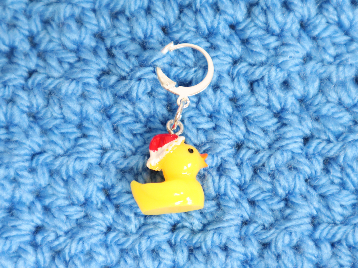 Santa Duck Stitch Marker