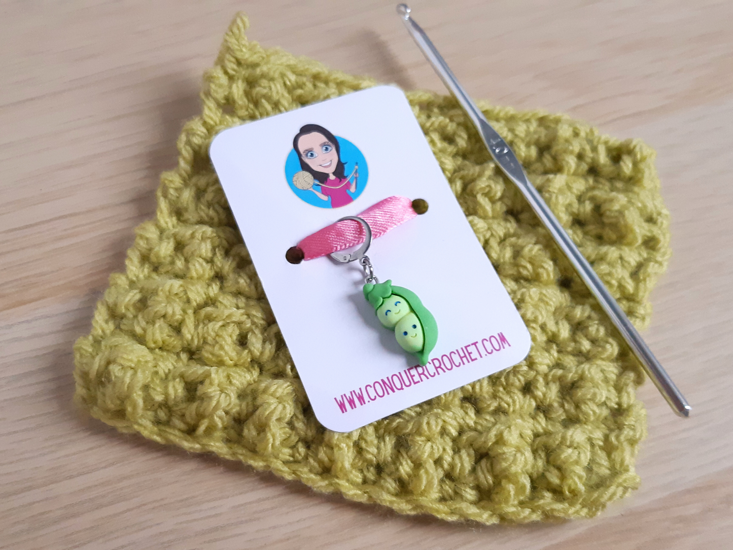 Peapod Stitch Marker