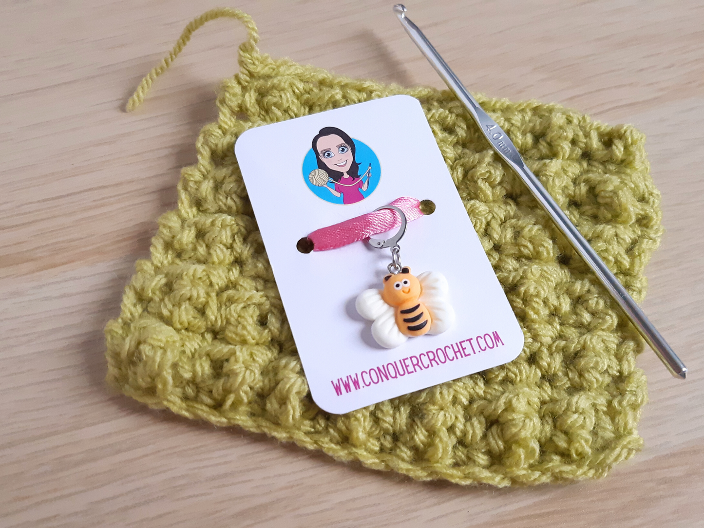 Bee Stitch Marker