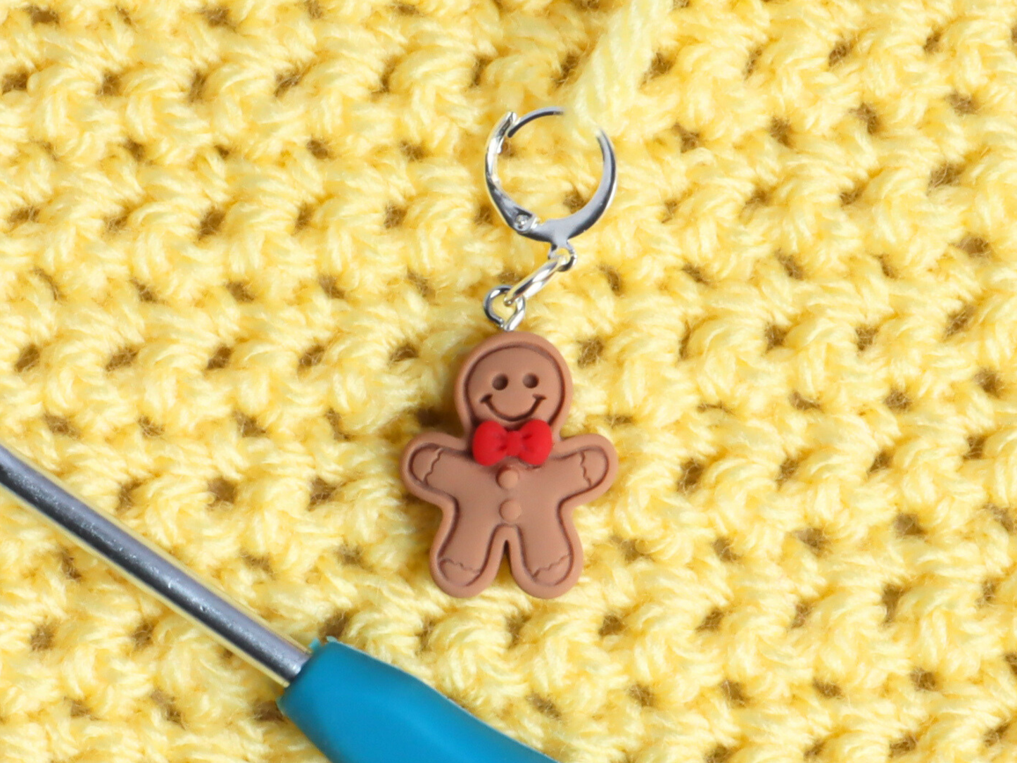 Gingerbread Man Kawaii Stitch Marker