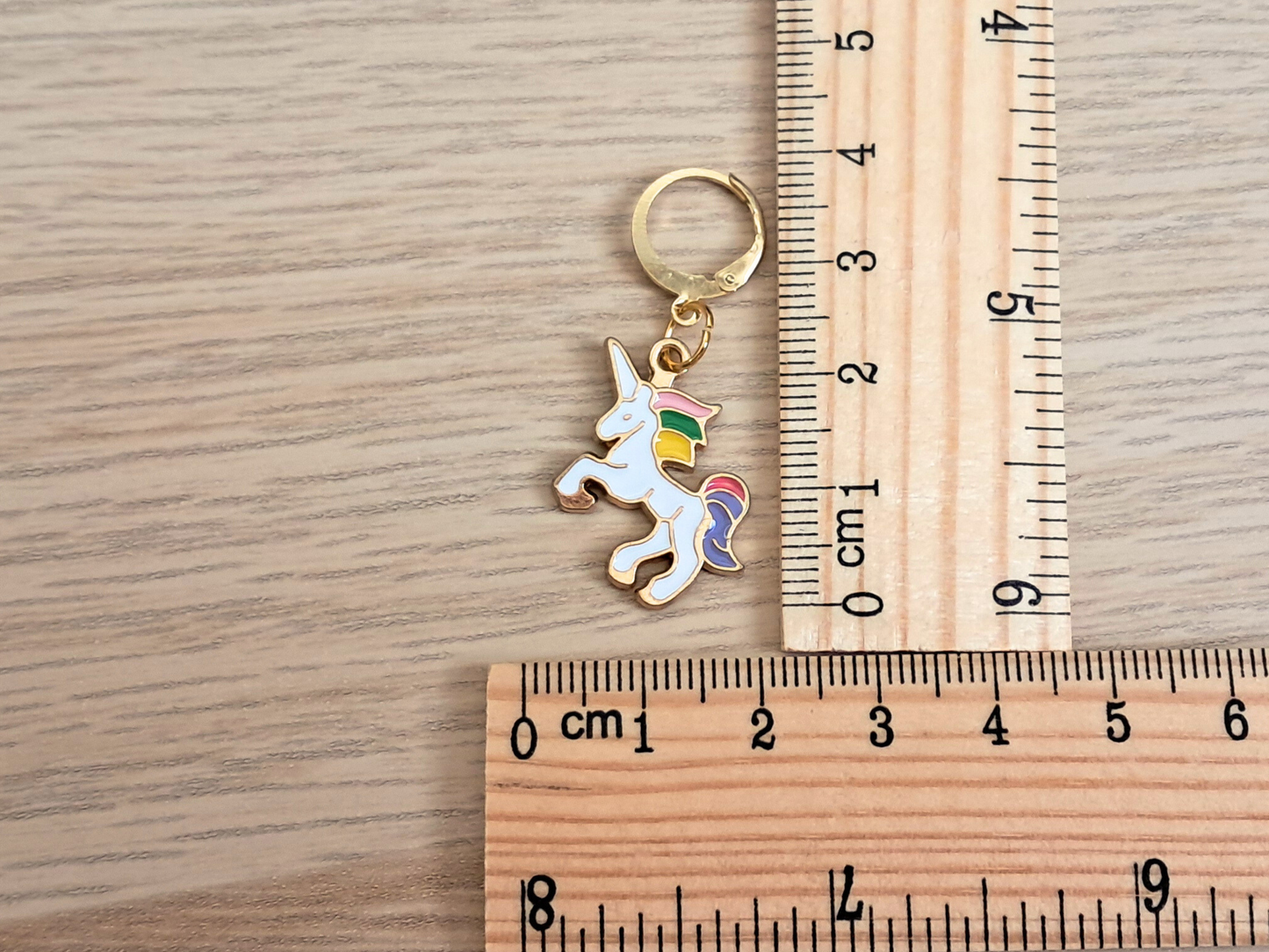 Unicorn Stitch Marker Gold