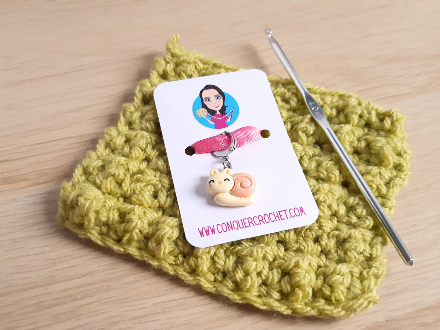 Snail Stitch Marker