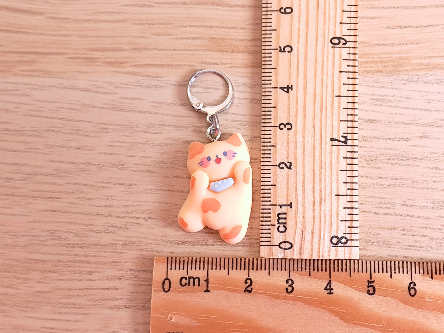 Ginger Cat Stitch Marker
