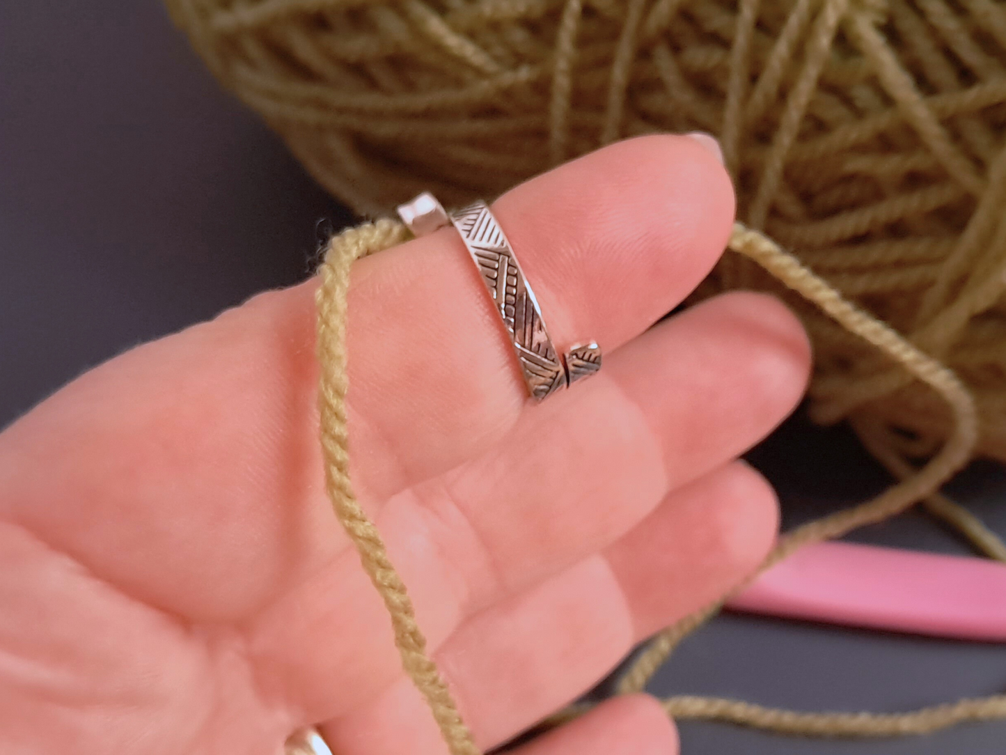 Adjustable Yarn Tension Ring