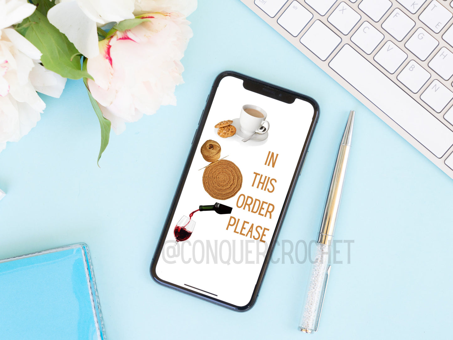 Crochet Quotes Phone Wallpapers