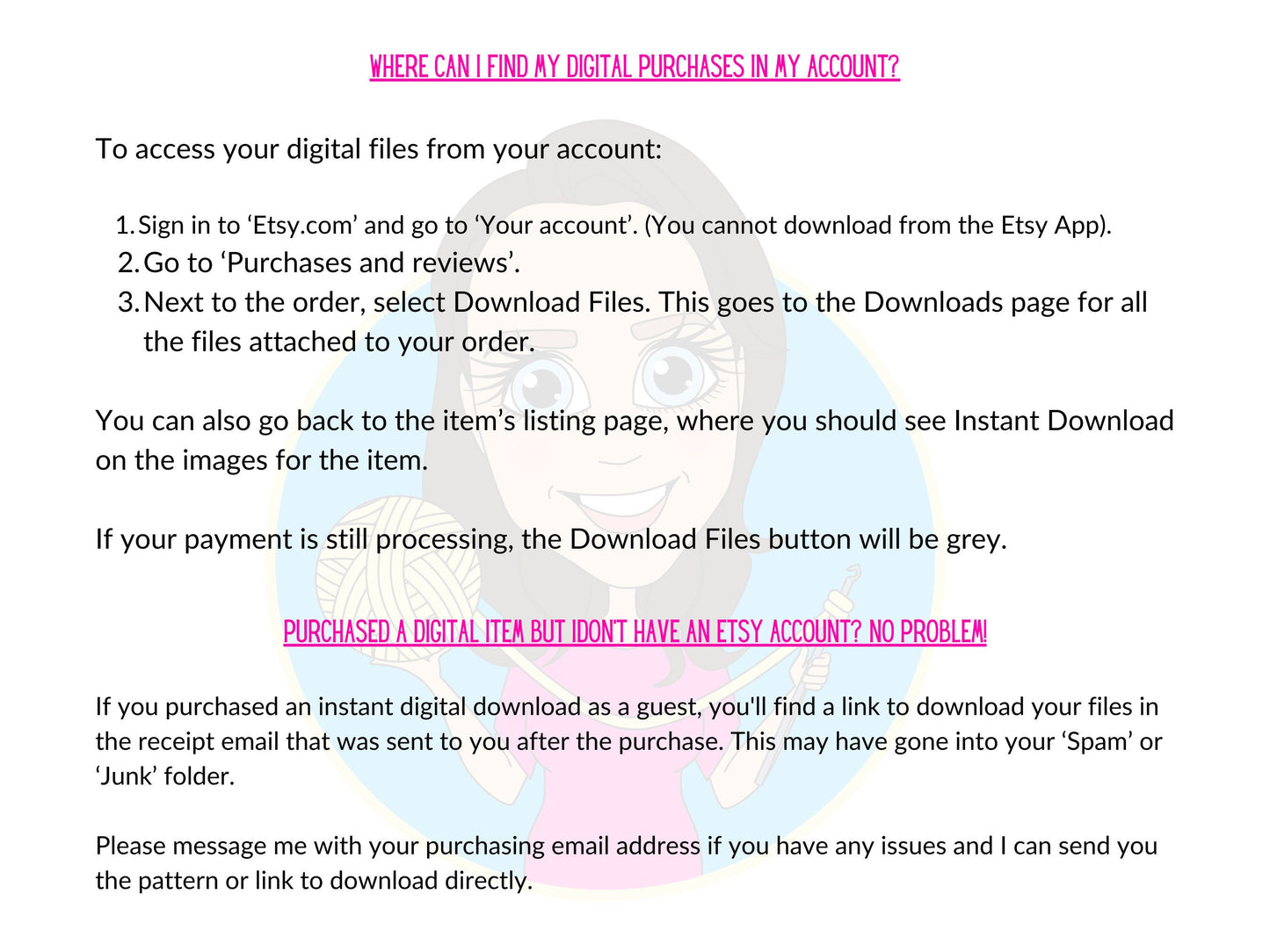 Learn To Crochet Digital Book