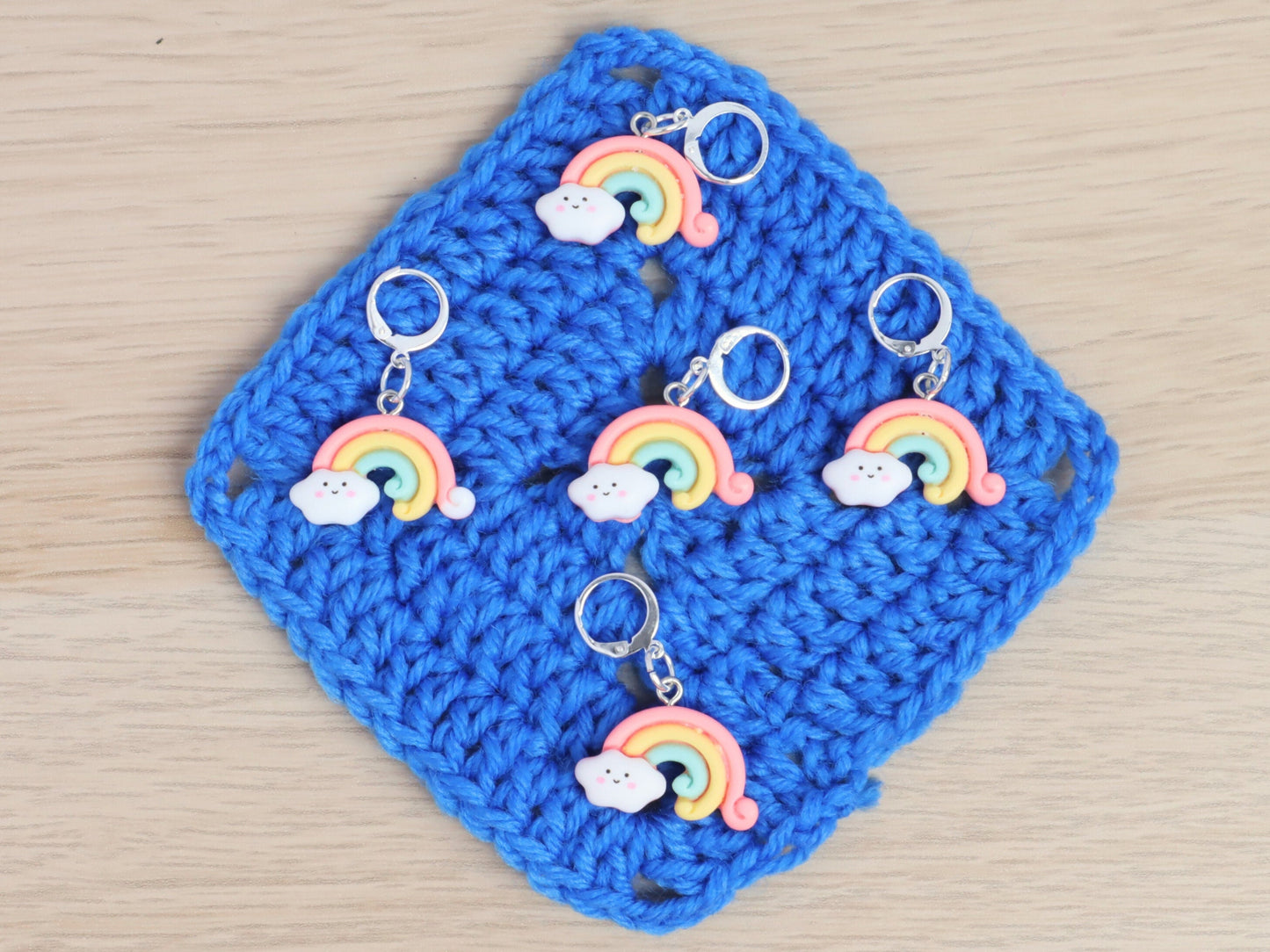 Rainbow Kawaii Stitch Marker
