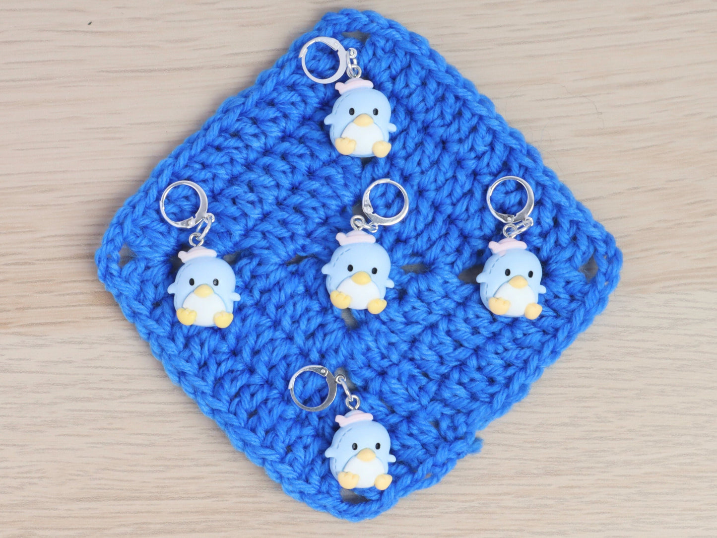 Cute Blue Penguin Kawaii Stitch Marker