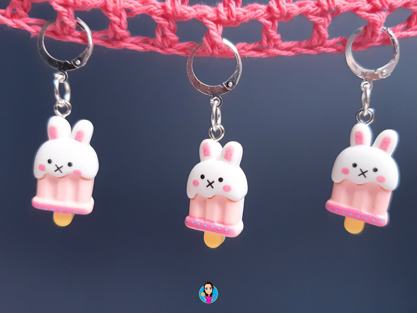 Cute Rabbit Lollipop Kawaii Stitch Marker