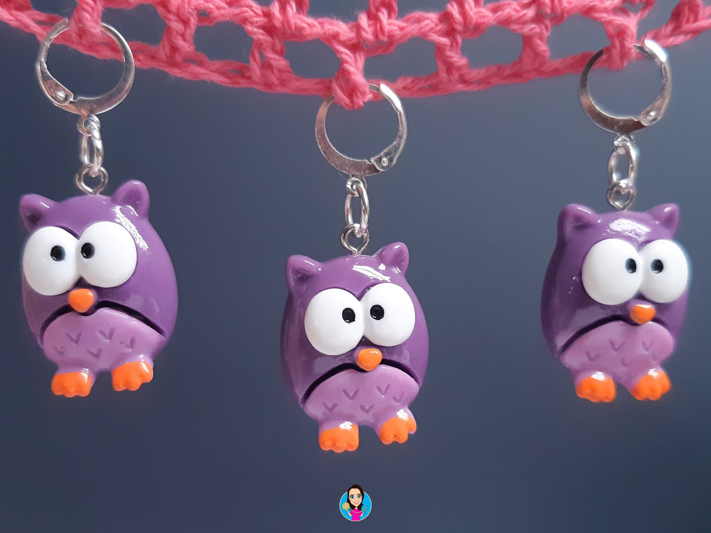 Cute Owl Kawaii Stitch Marker