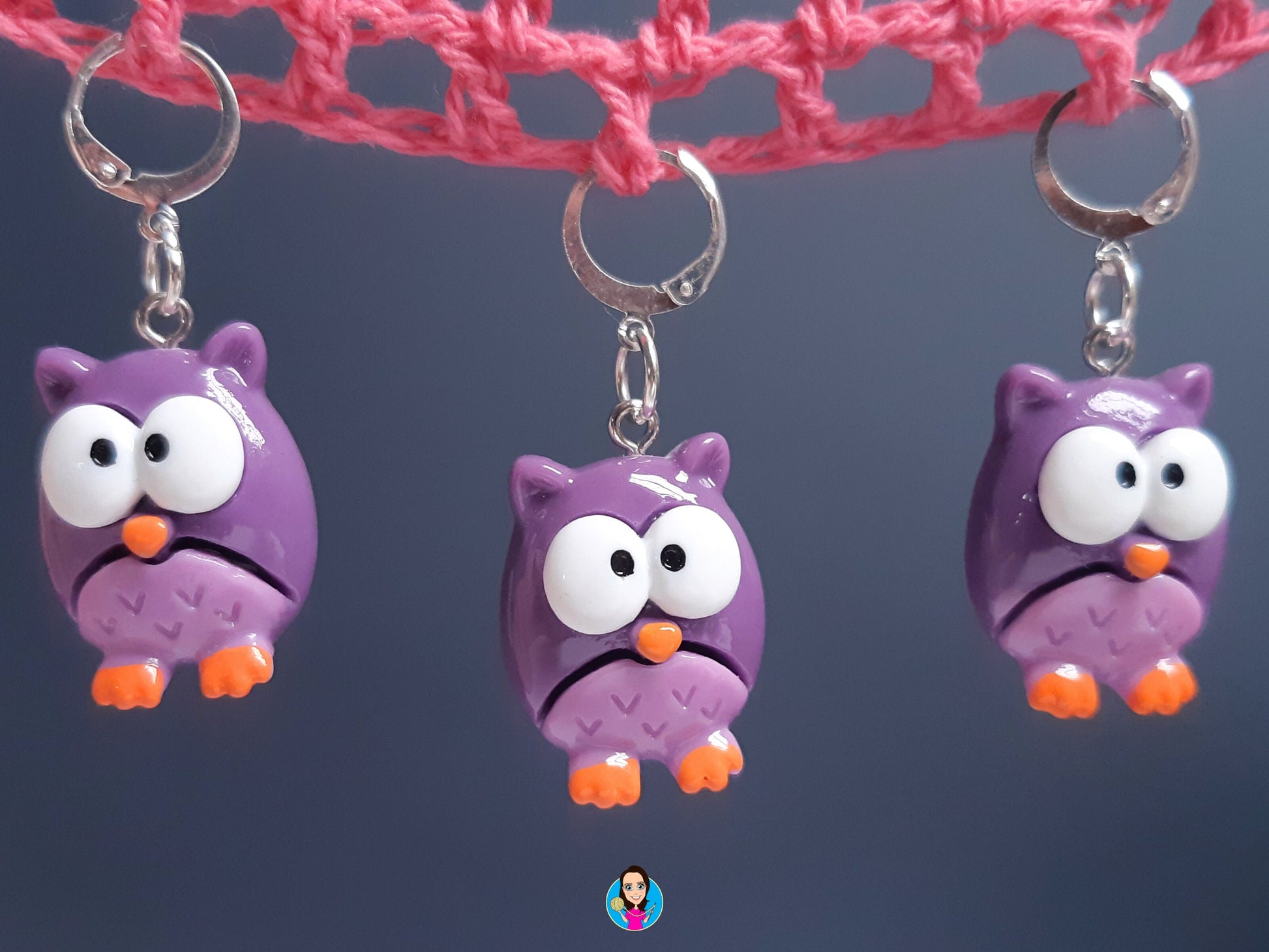 Cute Owl Kawaii Stitch Marker