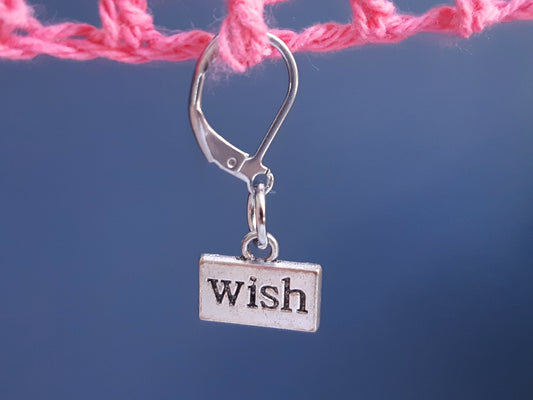 Wish Word Stitch Marker