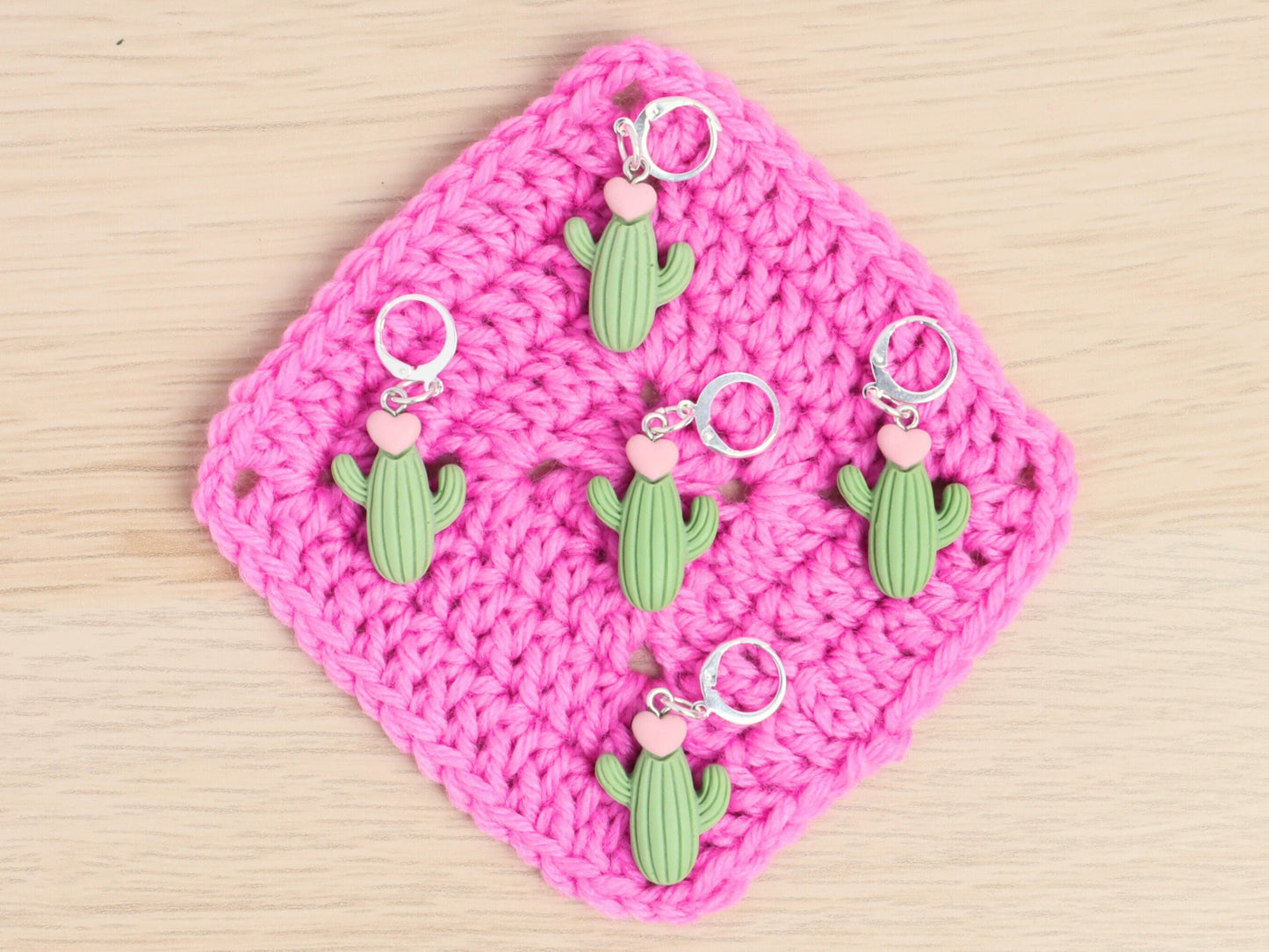 Cute Cactus Kawaii Stitch Marker