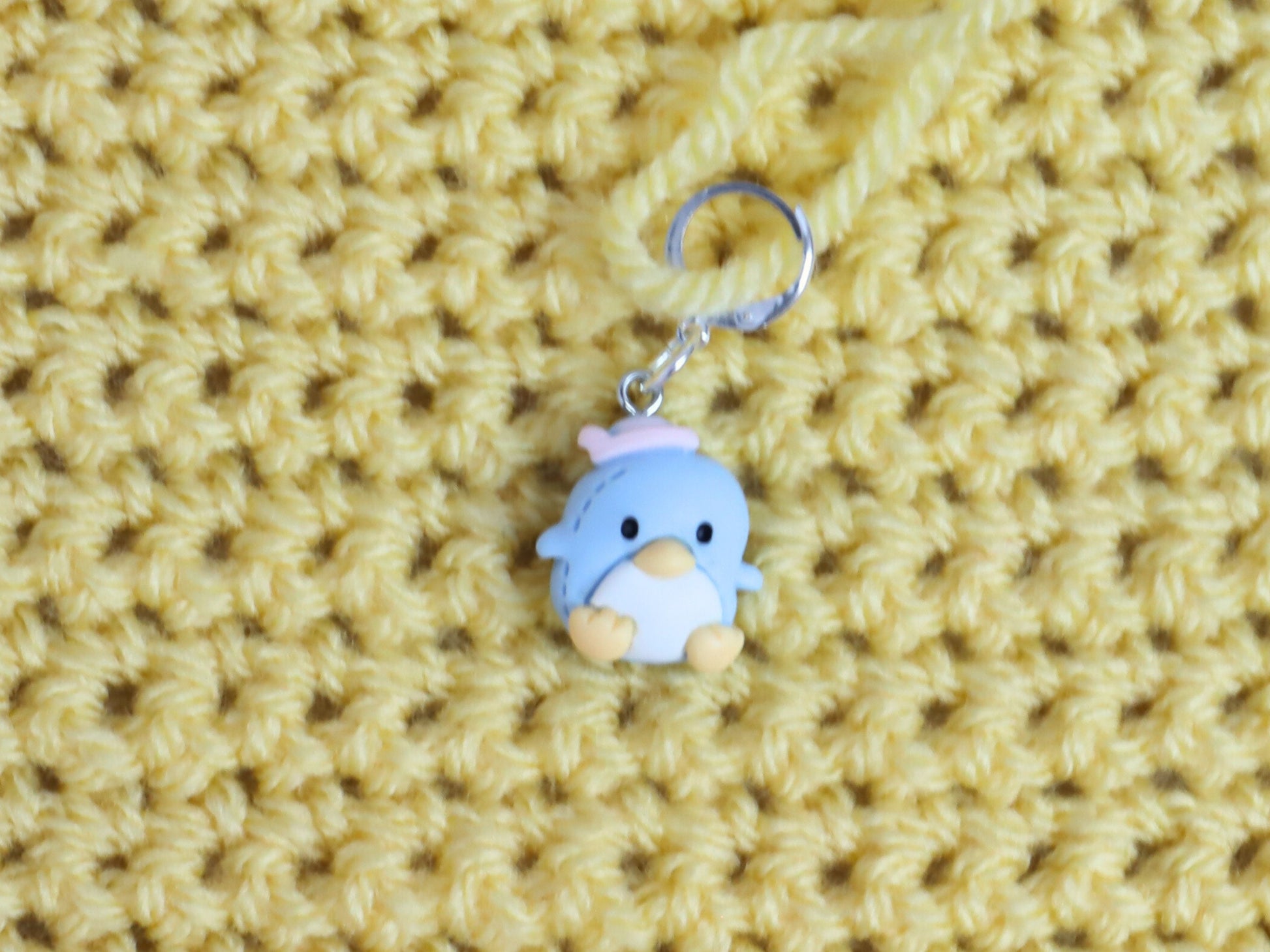 Cute Blue Penguin Kawaii Stitch Marker