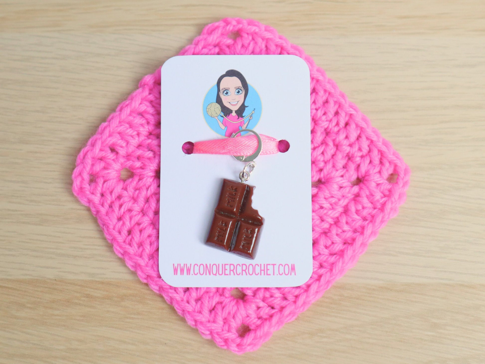 Cute Chocolate Stitch Marker