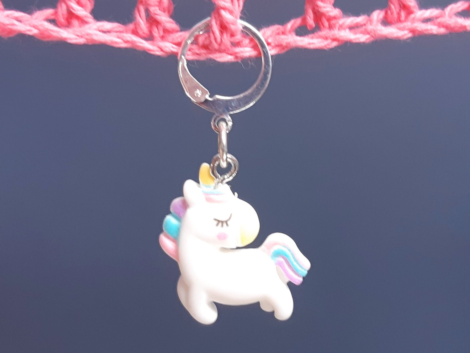 Cute Rainbow Unicorn Kawaii Stitch Marker
