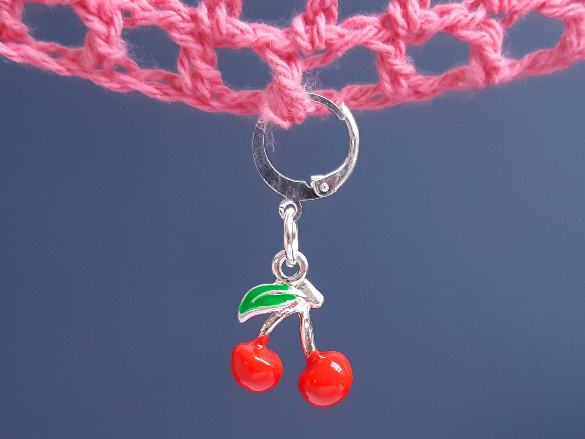 Cherry Stitch Marker