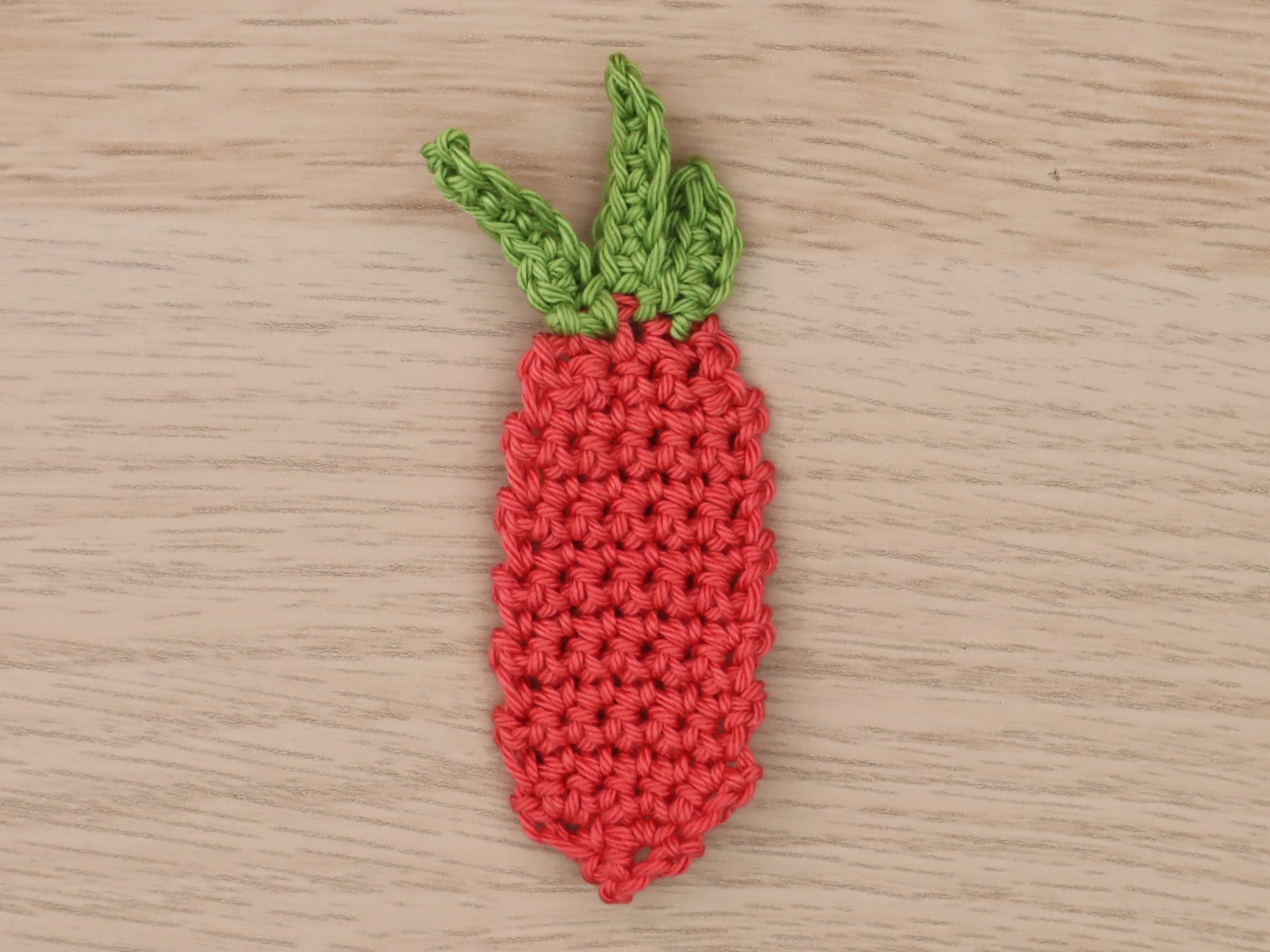 Carrot Applique Crochet Pattern
