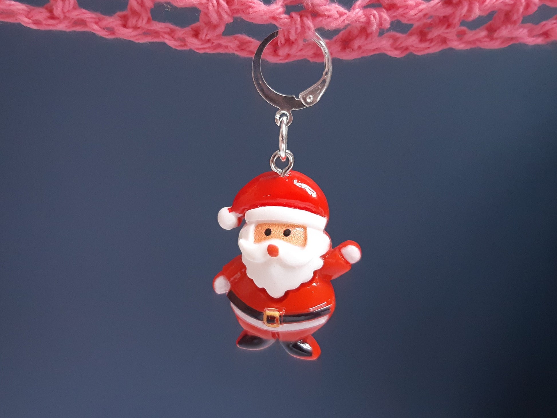 Cute Santa Kawaii Stitch Marker