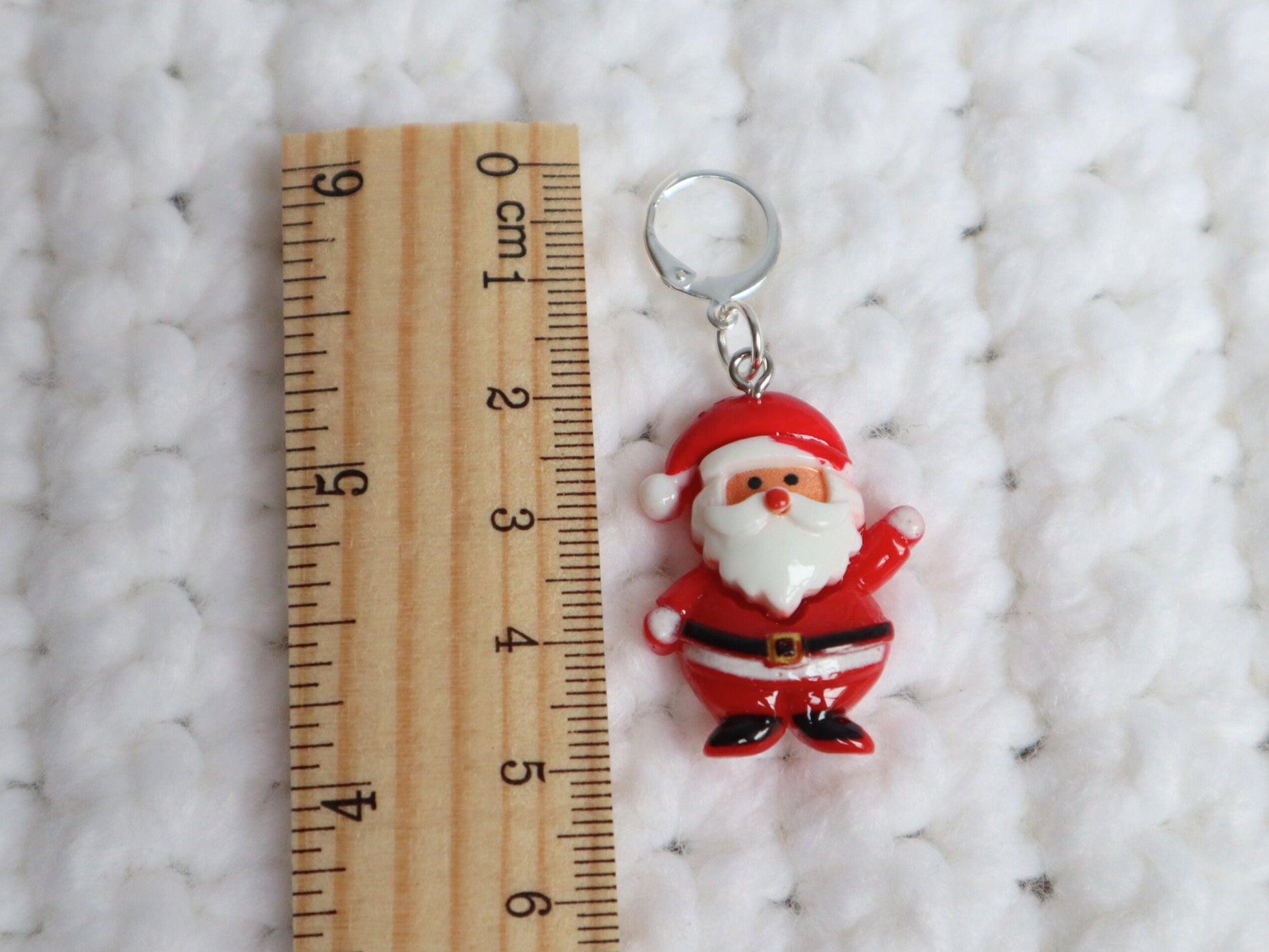 Cute Santa Kawaii Stitch Marker