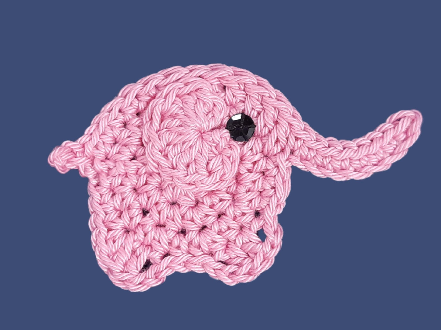 Pink Elephant Sew On Patch