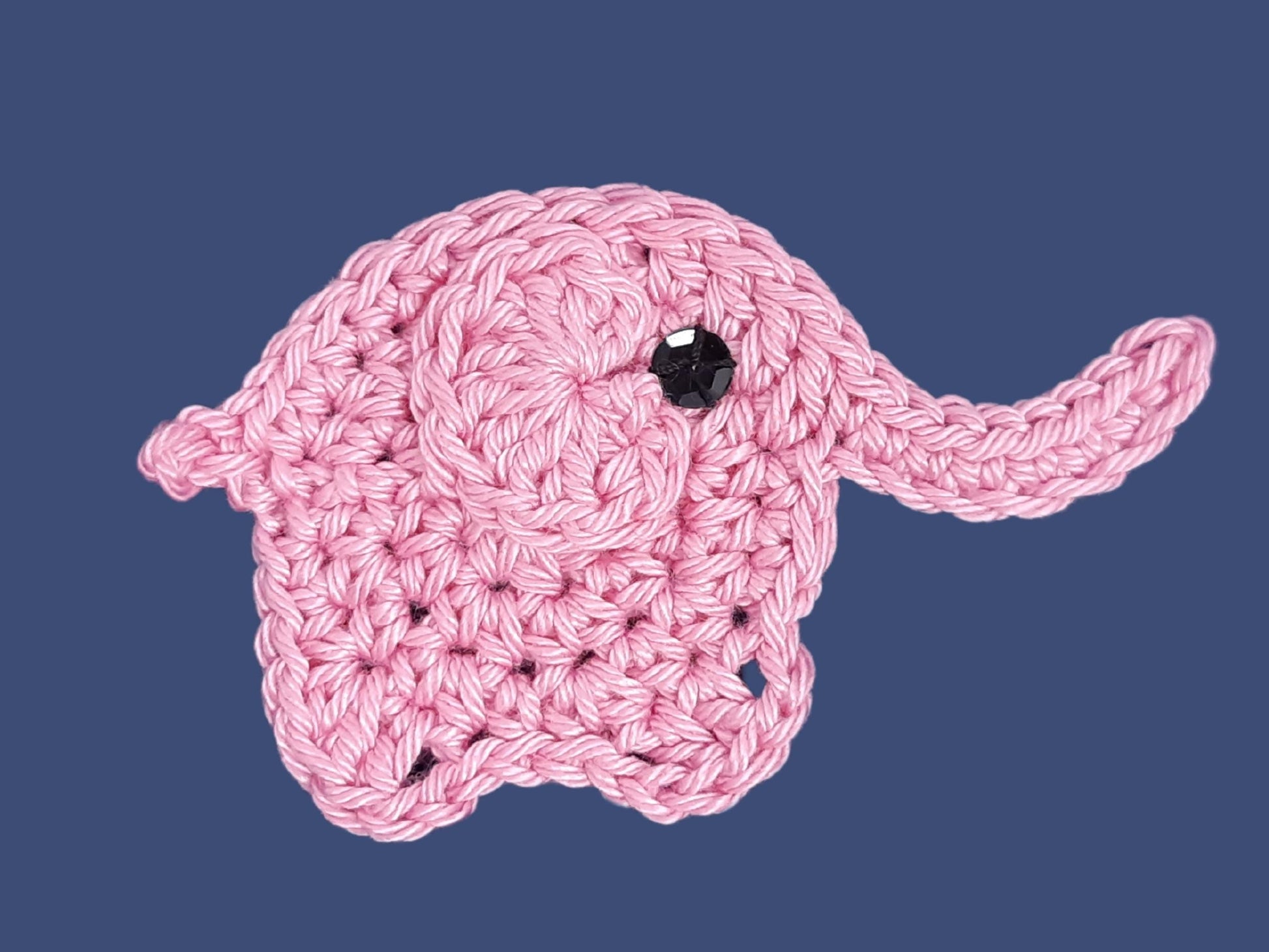 Pink Elephant Sew On Patch