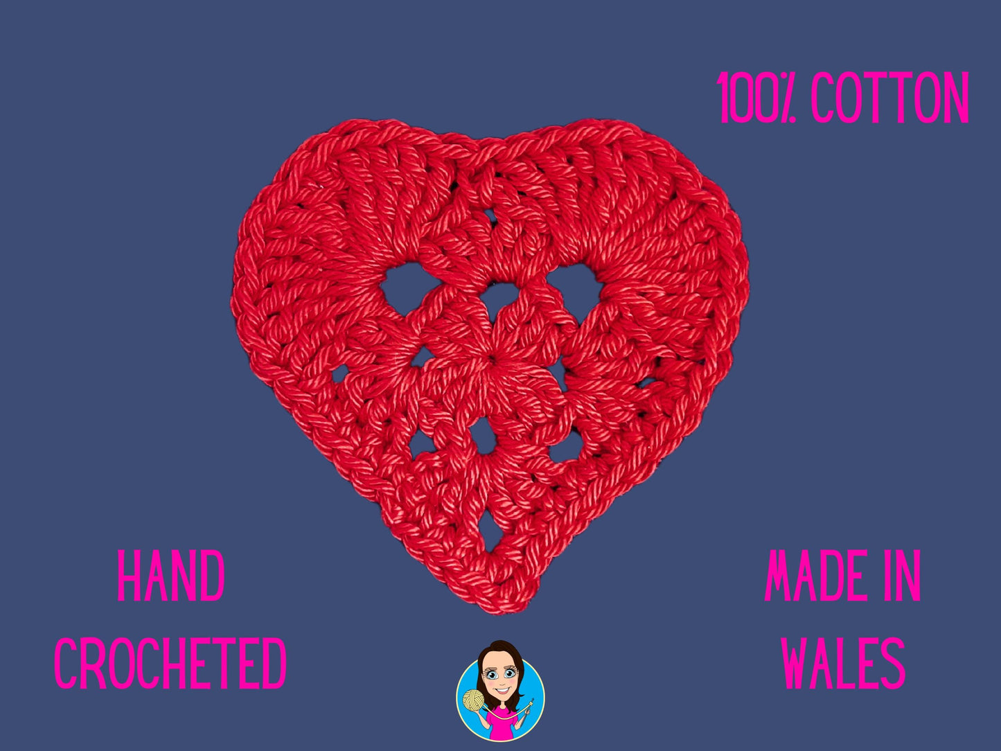Red Heart Embellishment