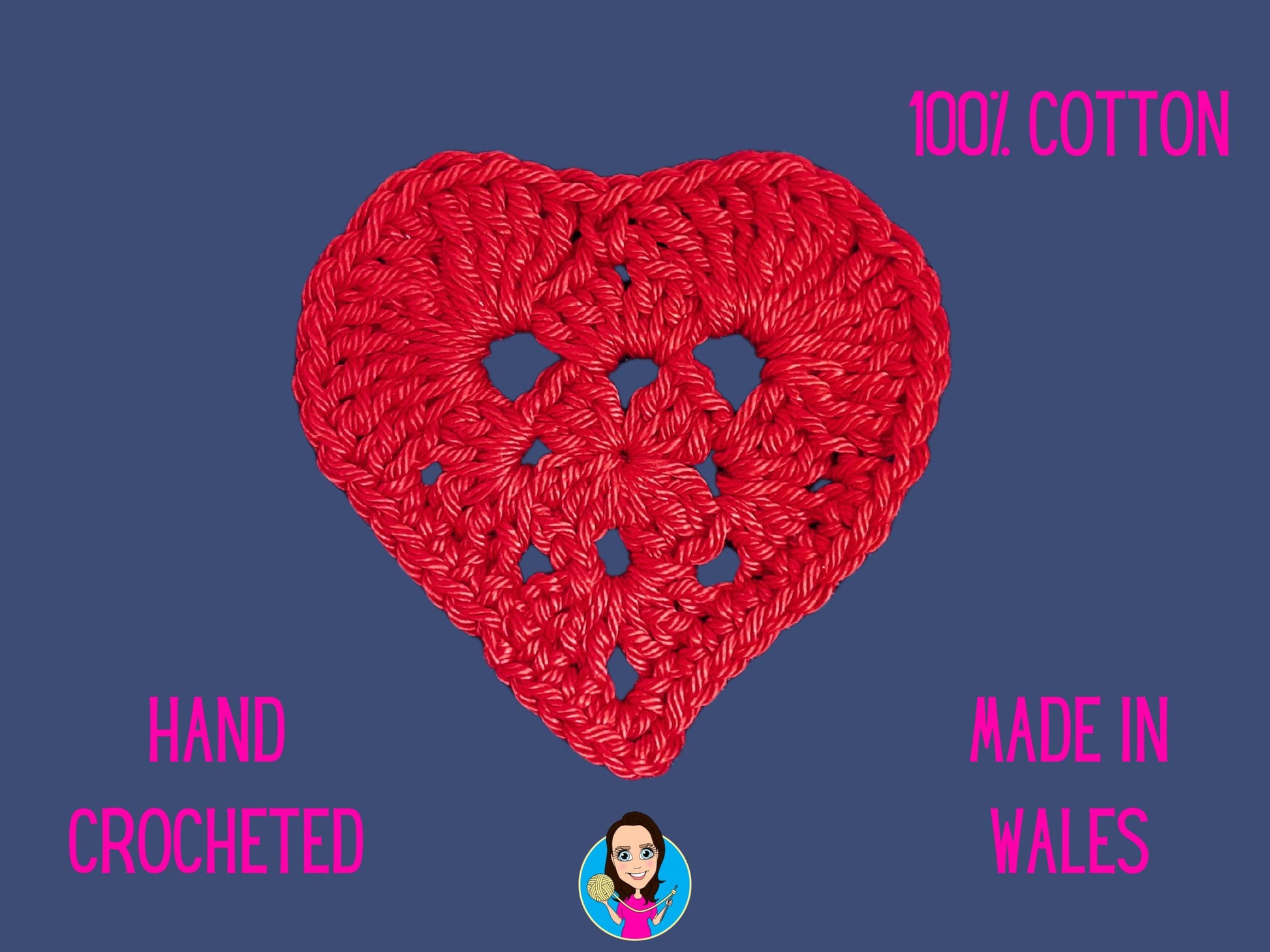 Red Heart Embellishment
