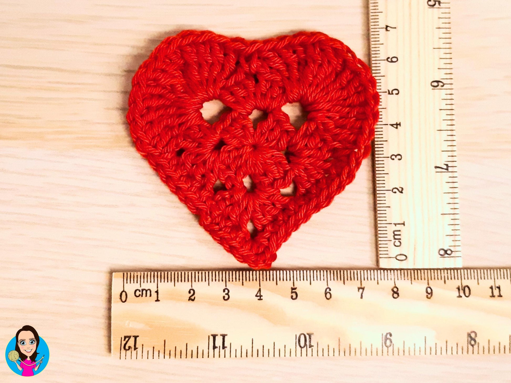 Red Heart Embellishment