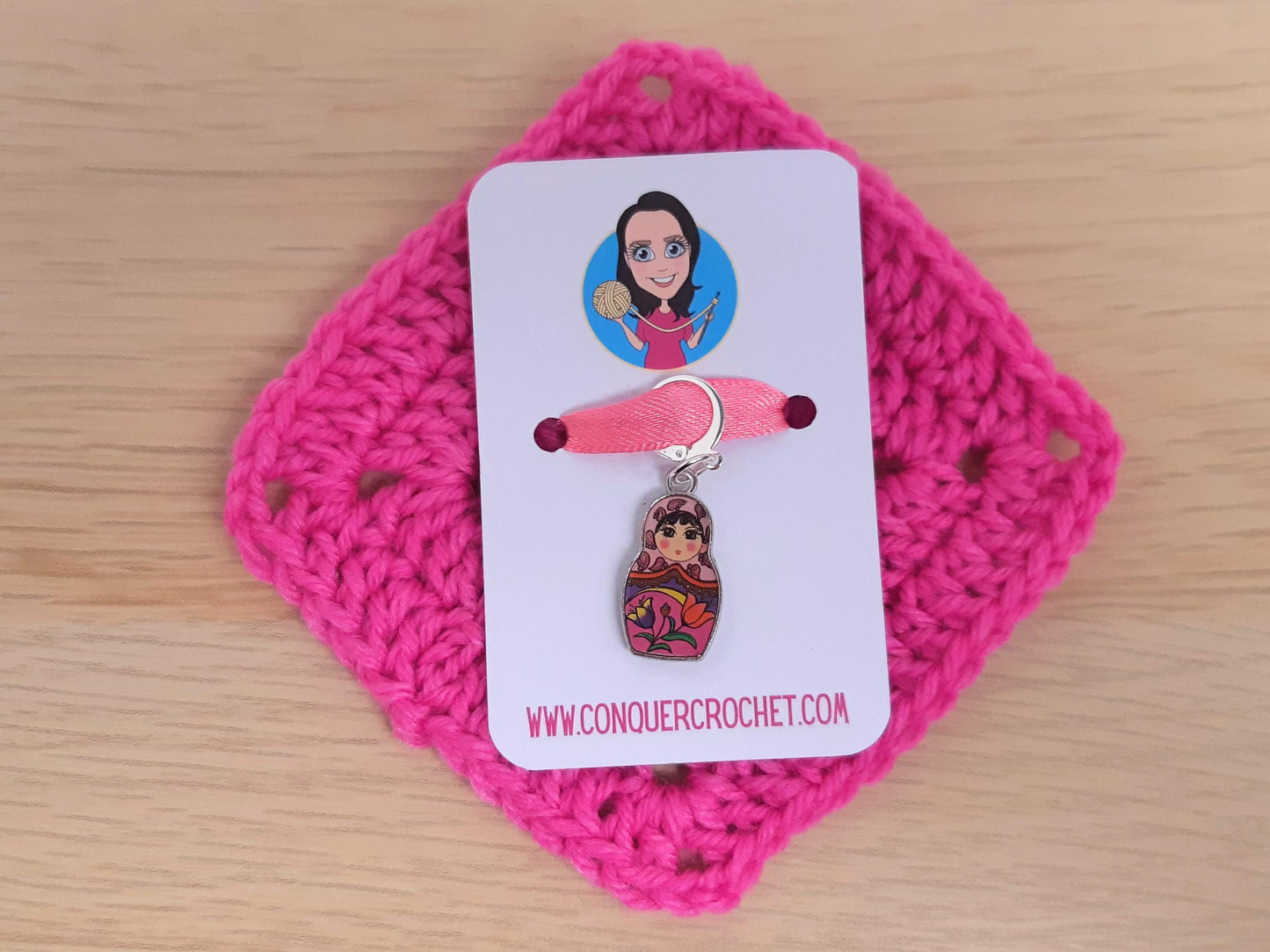 Babooshka Charm Stitch Marker