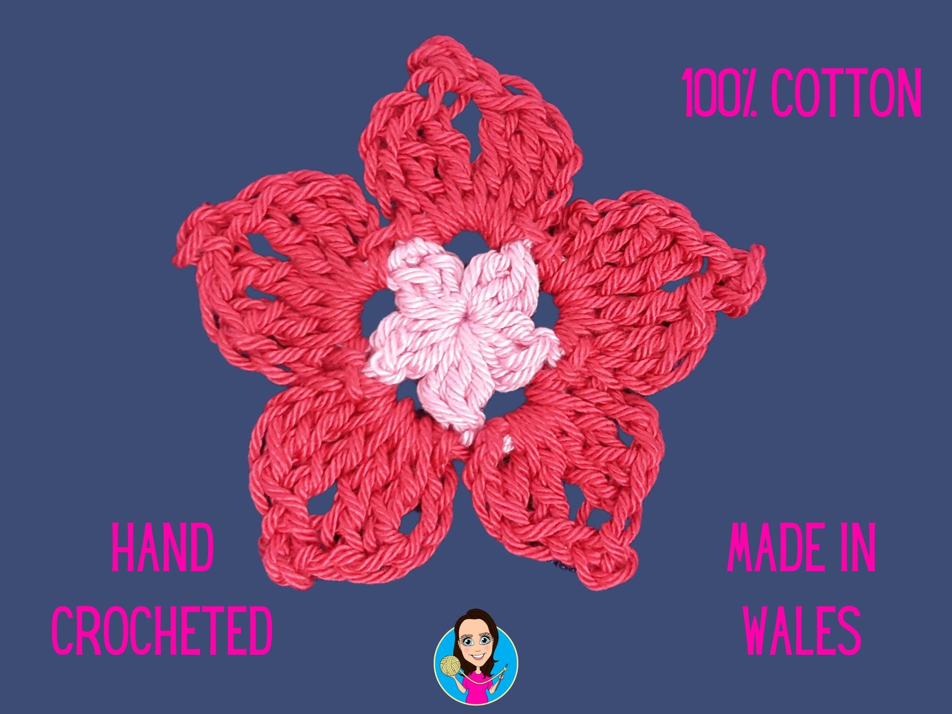 Pink Flower Embellishment
