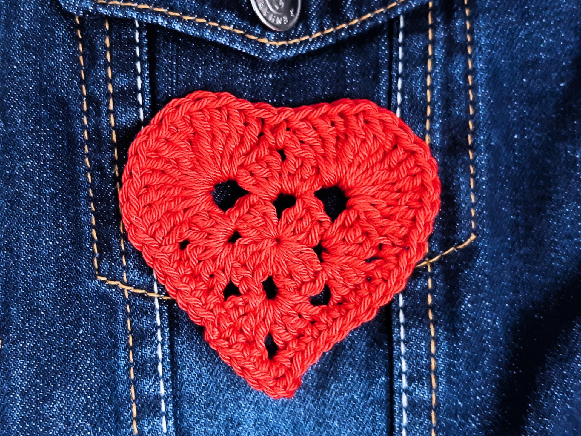Red Heart Embellishment