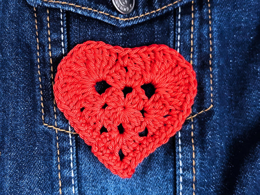 Red Heart Embellishment