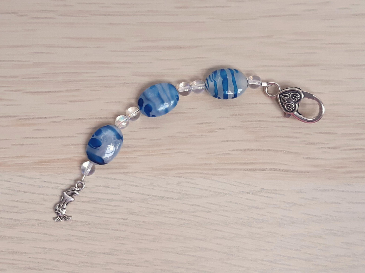 Mermaid Beaded Scissor Fob
