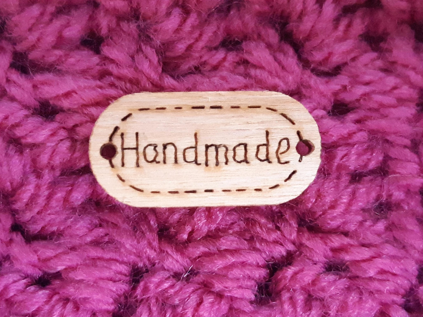 Wooden Sew on Labels