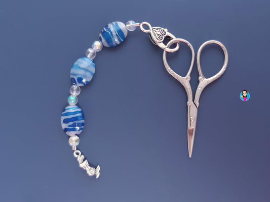Mermaid Beaded Scissor Fob