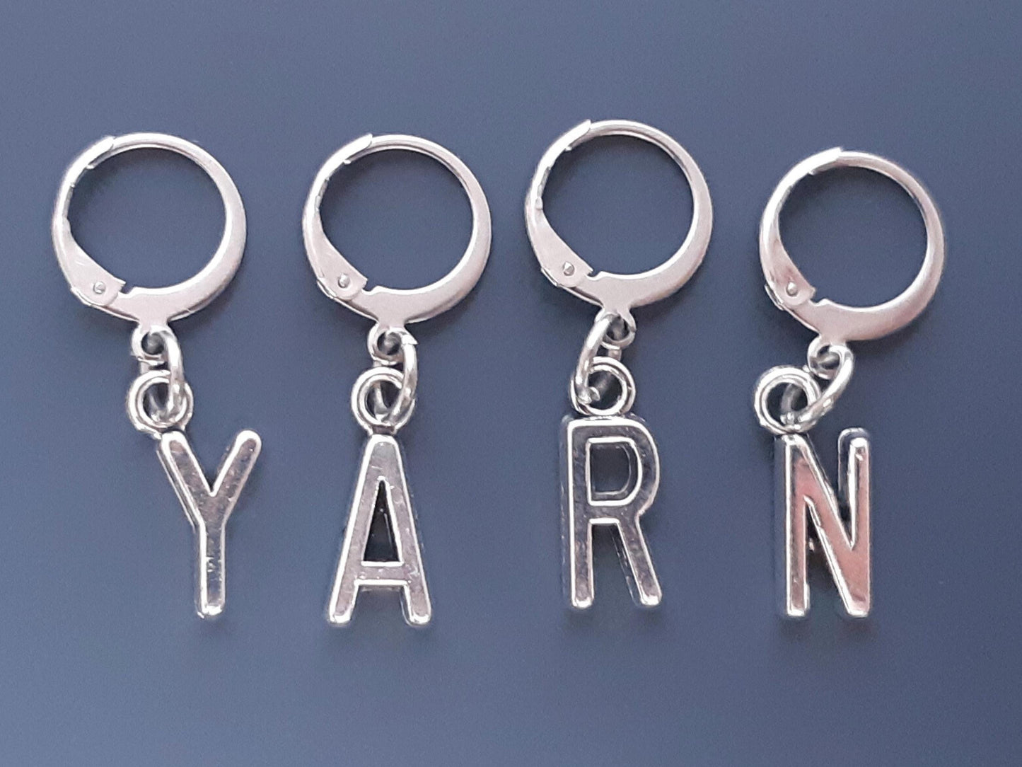 Personalised Initial Charm Stitch Marker
