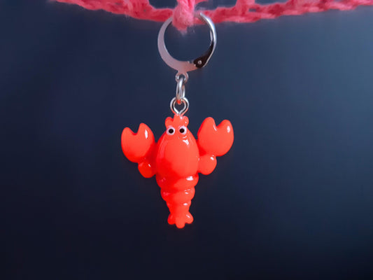 Lobster Kawaii Stitch Marker