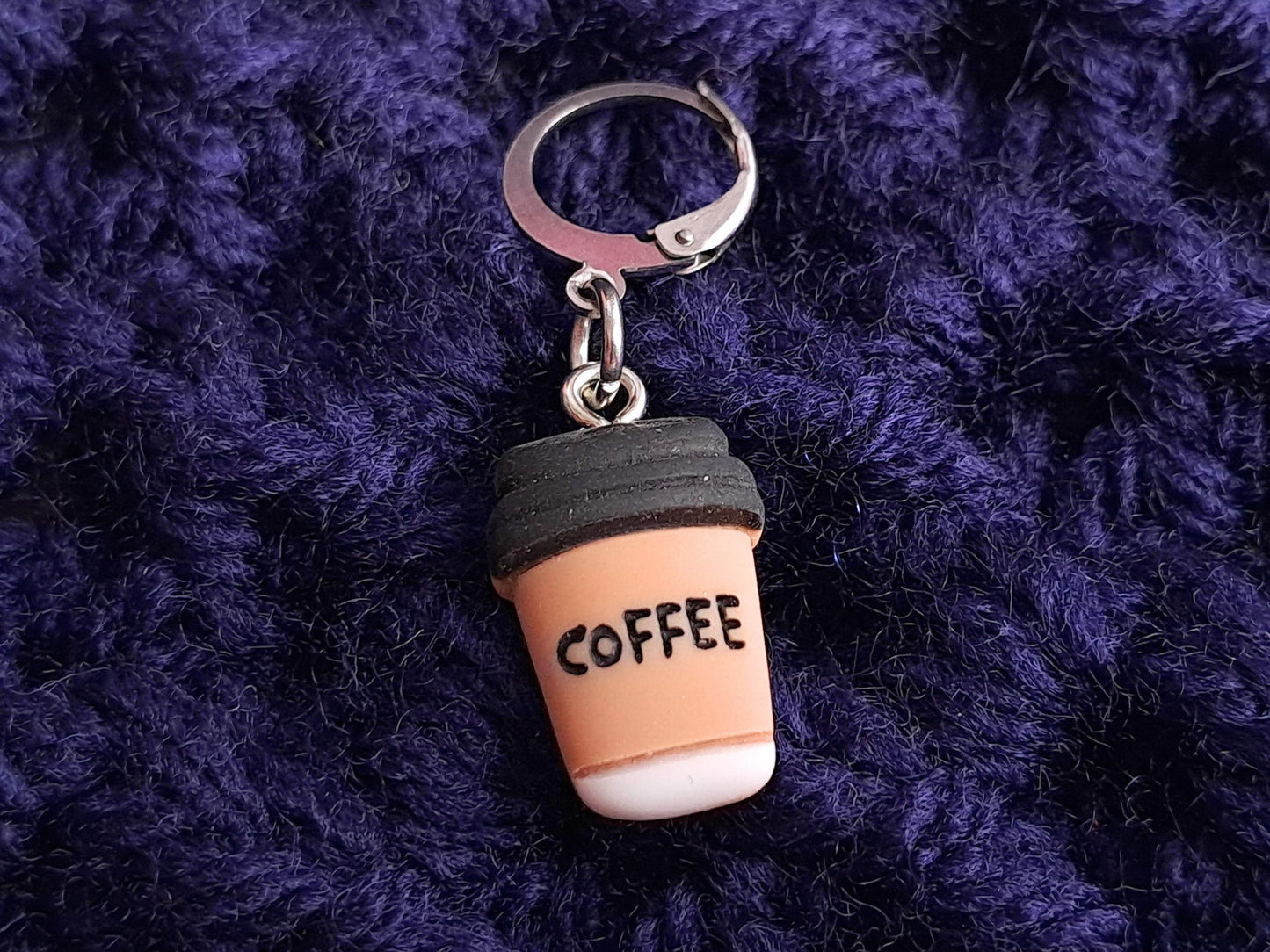 Coffee Cup Stitch Marker