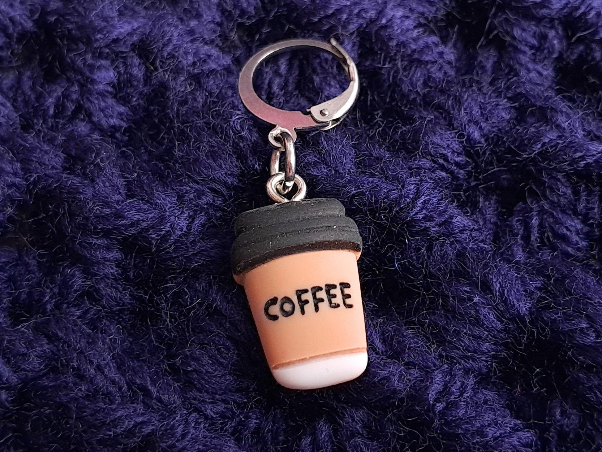 Coffee Cup Stitch Marker